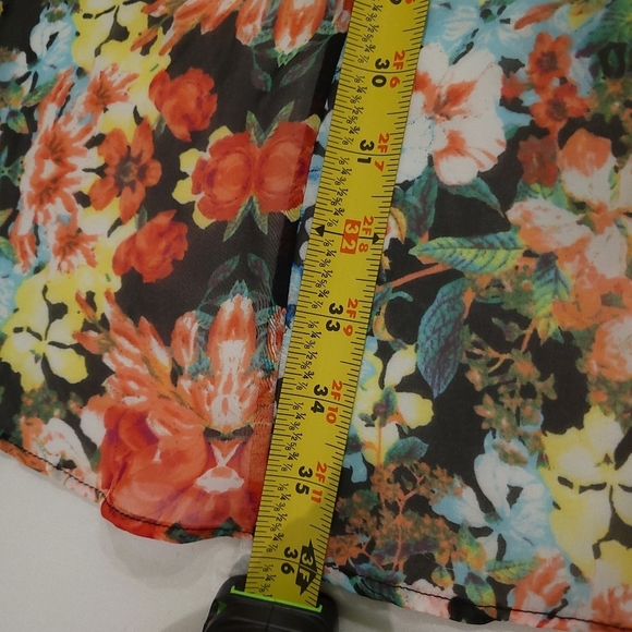 JOE Benbasset Asymmetrical High Low Floral Skirt, Size M - Picture 9 of 10